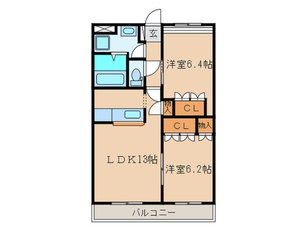 クオリティパレスの物件間取画像